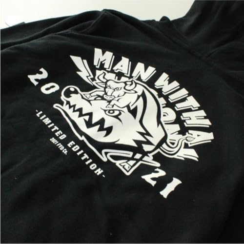 MAN WITH A MISSION Новогодняя распродажа 2021 Товары: Худи со знаком зодиака (Арочная версия), Черный x Белый, Размер L