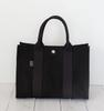 Сумка-тоут SASICCO Square Tote M Black Mikawa Cotton Sashiko Сделано в Японии [Традиционное плетение/Сумка/Задняя часть]