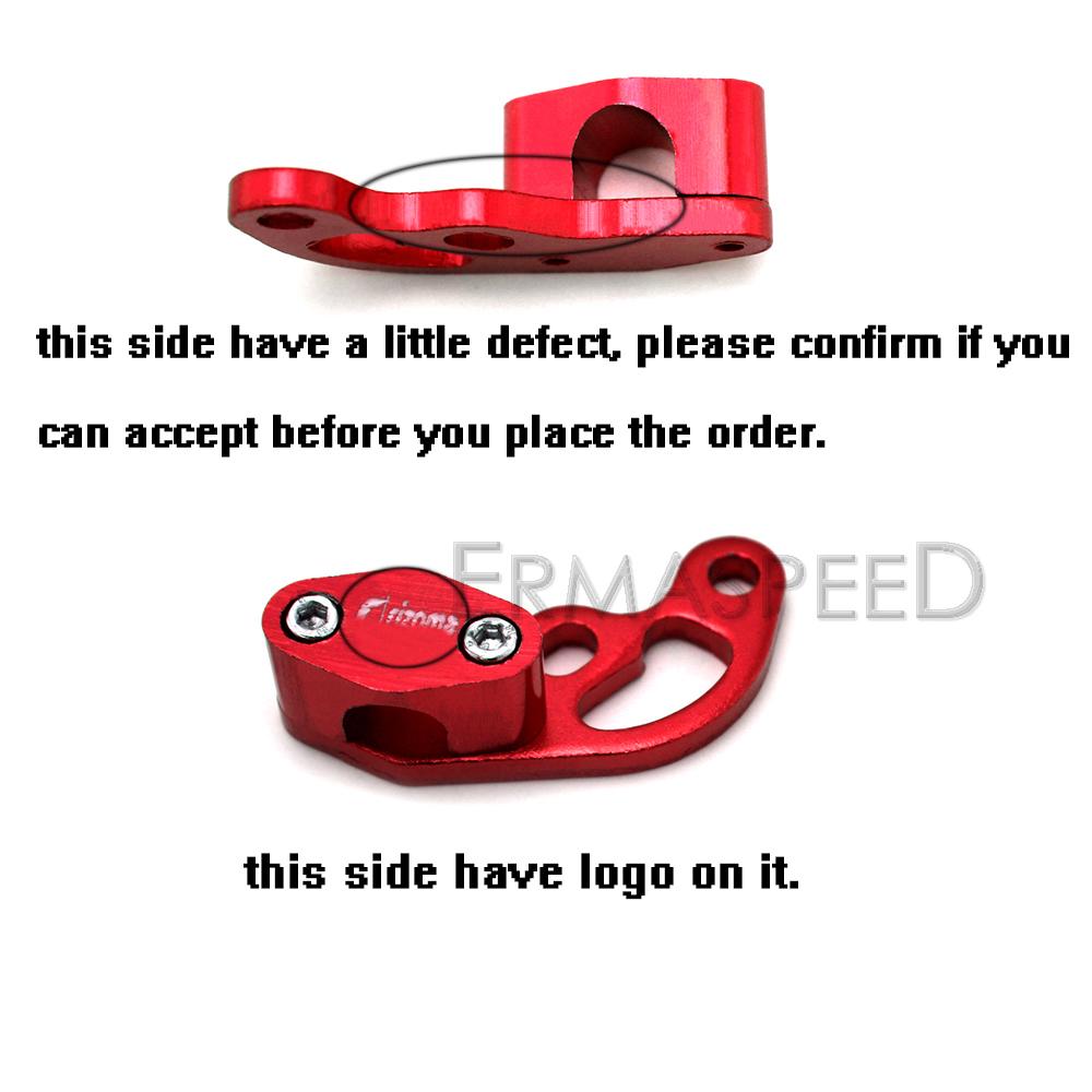 Алюминиевые зажимы для масляных трубок мотоцикла с ЧПУ, универсальные аксессуары для мотоциклов, модифицированный зажим для тормозного троса для