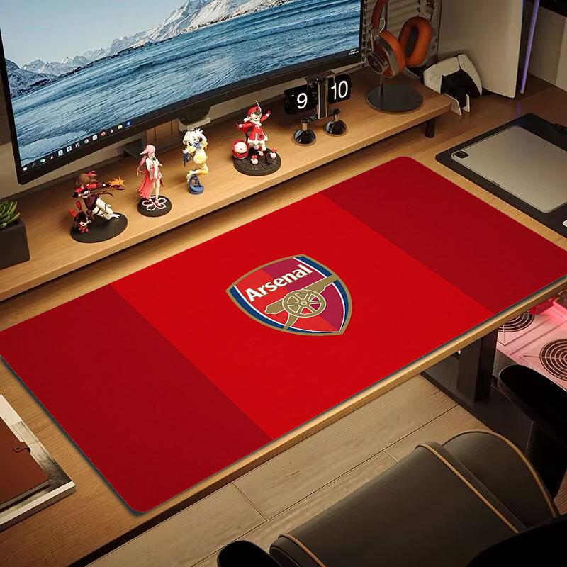 Arsenal F Large Size Mouse Pad Large Gaming Table Cushion Non-slip Laptop Tablet Big Mousepad XXL Mat Mini PC Playmat With Lock edge