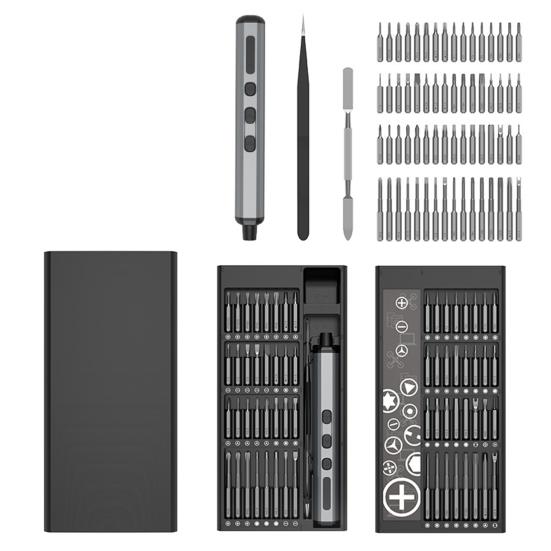 Набор электрических отверток 68 в 1, аккумуляторный, 5 настроек крутящего момента, прецизионный электроинструмент, магнитные биты для отверток, набор отверток