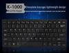 K1000 Проводная USB Портативная Мини-шоколадная клавиатура