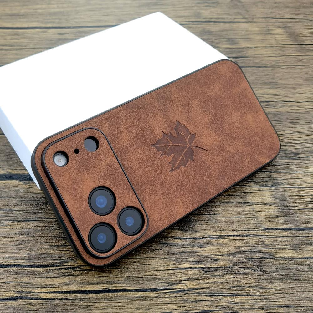 IPhone 17 Air 16 15 14 13 12 11 Pro Max 16E 17Pro IPhone17 Удобное ощущение прикосновения как кожаный чехол Роскошный кожаный чехол-ретра