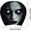2PCS Ghost Headrest Covers for Car, 26x28cm Scary Face Printing | Auto Seat Cover, Breathable Polyester Spooky Ghost Face Auto Seat Protector,