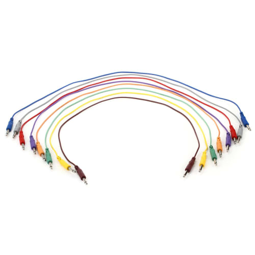 Hosa CPP-890 Patch Cables (8-Pack) - 91cm (36"), Mono Phone Cables, SS