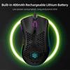 BM600 Wireless Rechargeable Mouse 2.4G+BT5.0 Dual-mode Lightweight Mouse RGB Breathing Light Effect