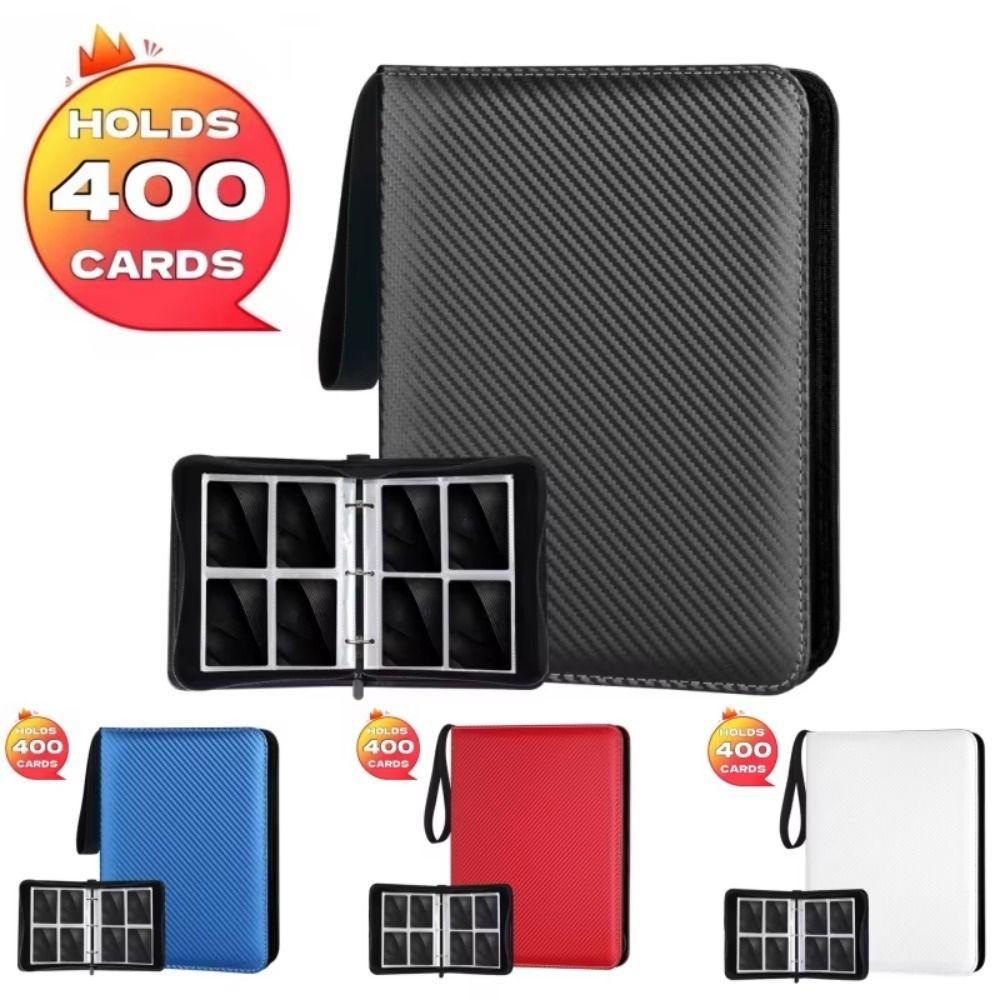 with 50 Sheets Card Binder Holder 400 Pockets Rigid Card Holder Photocard Holder Card Collection