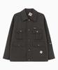 Znuz Mars Solid Safari Jacket - Charcoal