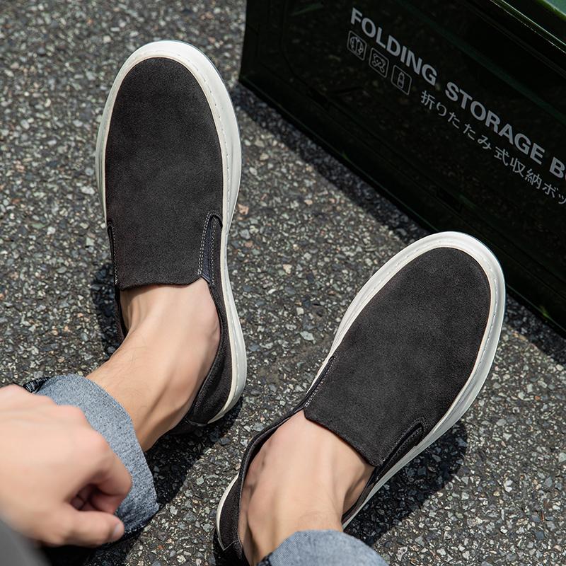 Мужские мокасины для отдыха Удобные и износостойкие туфли для отдыха на свежем воздухе для молодежи и взрослых Дышащая обувь Кроссовки с толстой подошвой