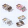 Pill Storage Accessories Mini Pill Box Medicine Pill Storage Container Mini Pill Cutter   Unisex