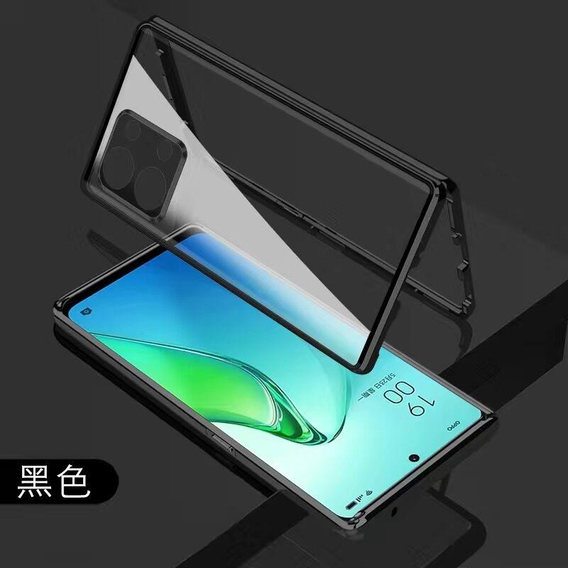Полный чехол 360 для OnePlus Nord 3 5G Двустороннее магнитное притяжение Закаленное стекло Защитная крышка для One Plus Nord3 ACE 2V