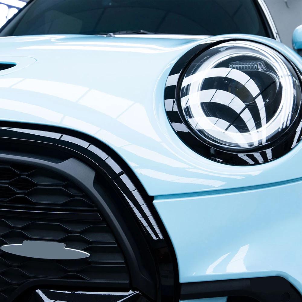 Автомобильная наклейка Gulf Blue Виниловая пленка ПЭТ наклейки Пленка для обтяжки авто без пузырей Пленка меняющая цвет Автоаксессуары Декор