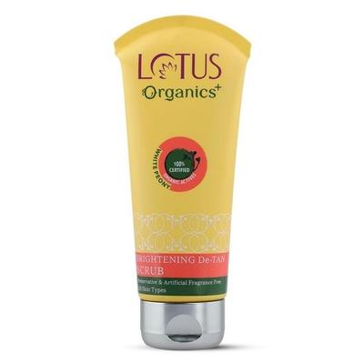 Lotus Organics+ Осветляющая маска для лица для удаления загара | Для мягкой, сияющей и сияющей кожи 100 г