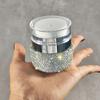 15ml Cream Lotion Jar Luxury Rhinestone Face Cream Dispenser Portable Cosmetic Cream Bottle Travel