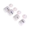 4Pcs 1/12 Dollhouse Miniature Cute White Ceramic Storage Jars Kitchen Access Classic Pretend Play Furniture Toys For Child