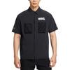 Nike Dri Fit Shirts Men's Black Lapel Moderate IH4510-010