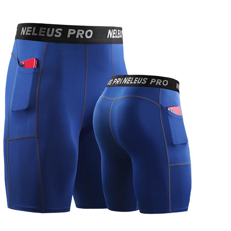 Мужские шорты, спортивные спортивные штаны, компрессионные колготки, однотонная нижняя часть, быстросохнущая одежда