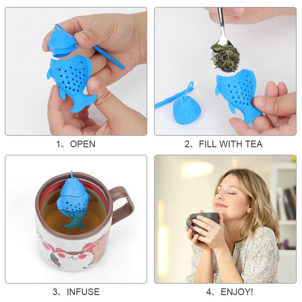 Yellow Color Silicone Tea Infuser Food Grade Material Tea Infuser Strainer Tea Brewing
