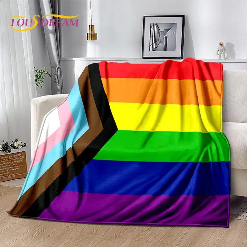 Мягкое плюшевое одеяло с радужной цветной иллюзией, фланелевое одеяло, одеяло для гостиной, спальни, кровати, дивана, чехол для пикника
