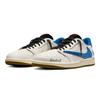 Travis Scott X Jordan Air Jordan 1 Винтажные Баскетбольные Кроссовки Женские Низкие Синие DZ4137-700(Команда1897-)