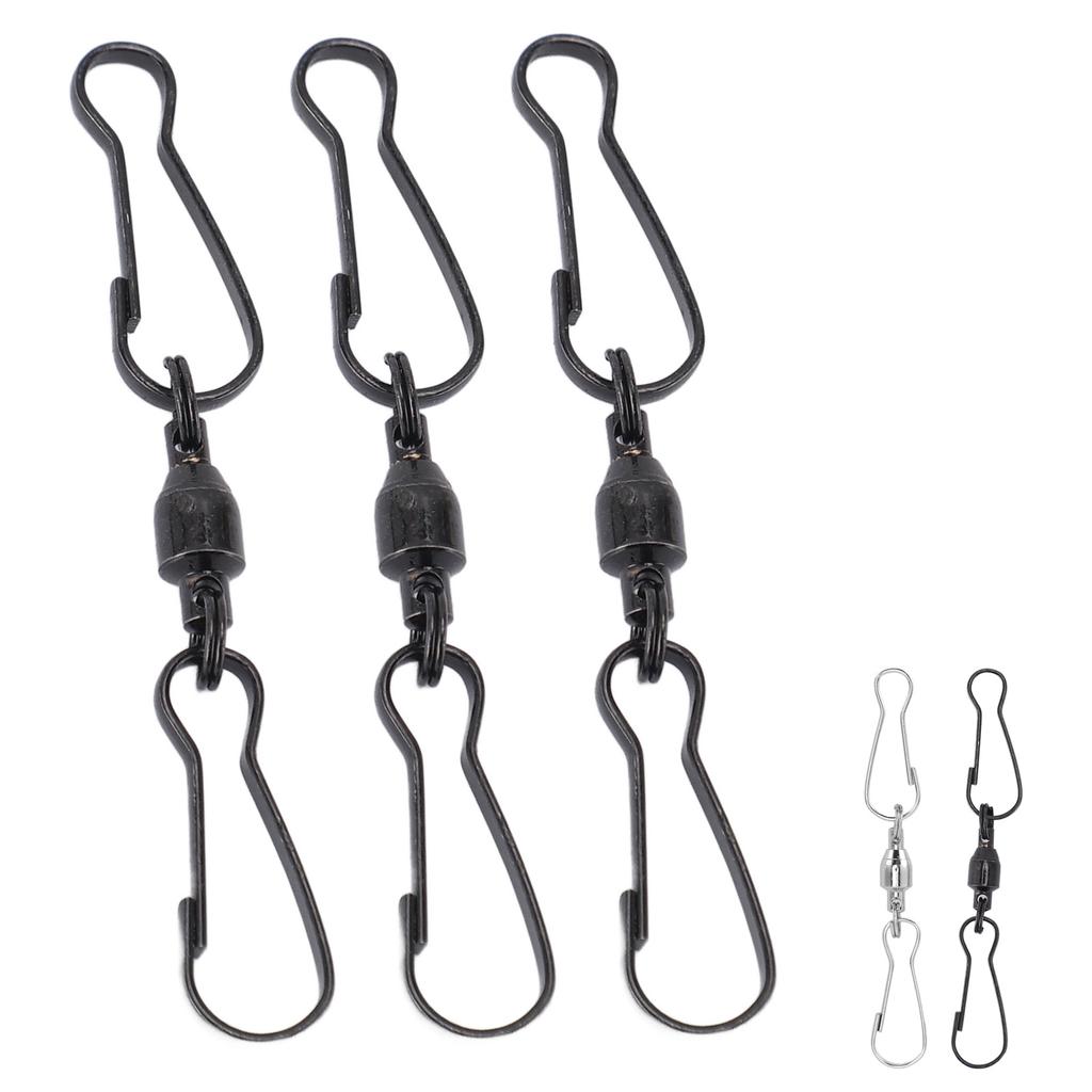 20pcs Windsock Clips Stainless Steel 360 Degree Rotation Dual Clip Wind Spinners Hangers for Wind Sp