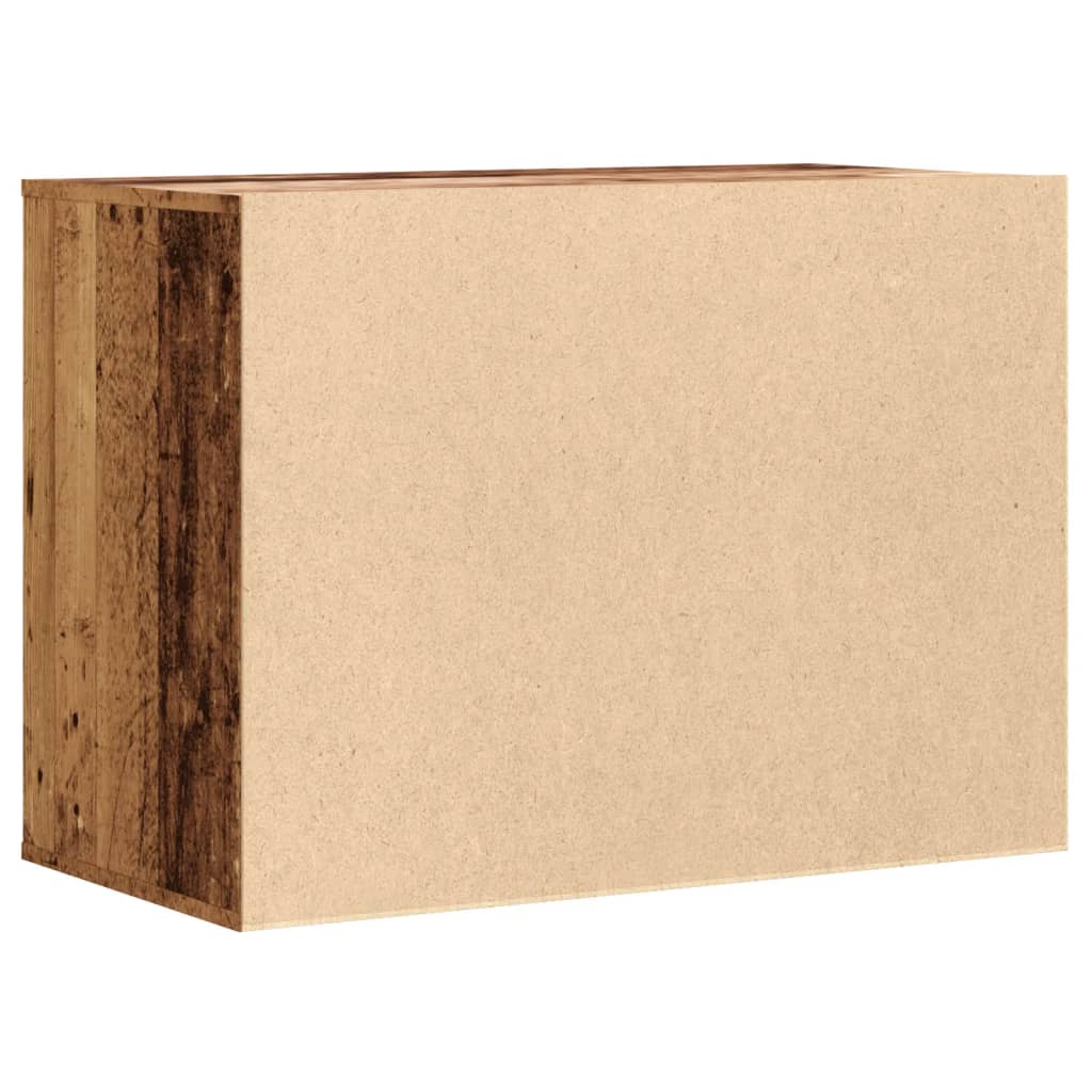 Vintage Wood Effect Chest of Drawers 31.5 x 16.1 x 22.8 in (L x W x H) Engineered Wood