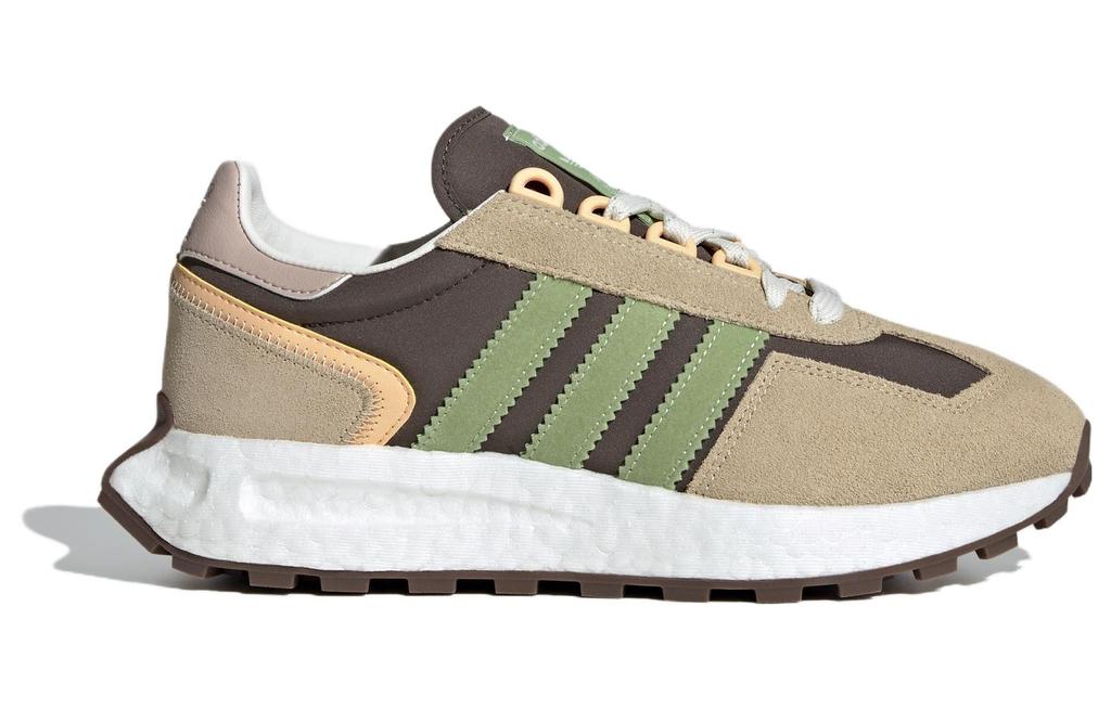 adidas Originals Retropy E5 Разделенный замш Низкие кроссовки для бега на длинные дистанции Спринтерские кроссовки Женские Коричневый Зеленый IF3939
