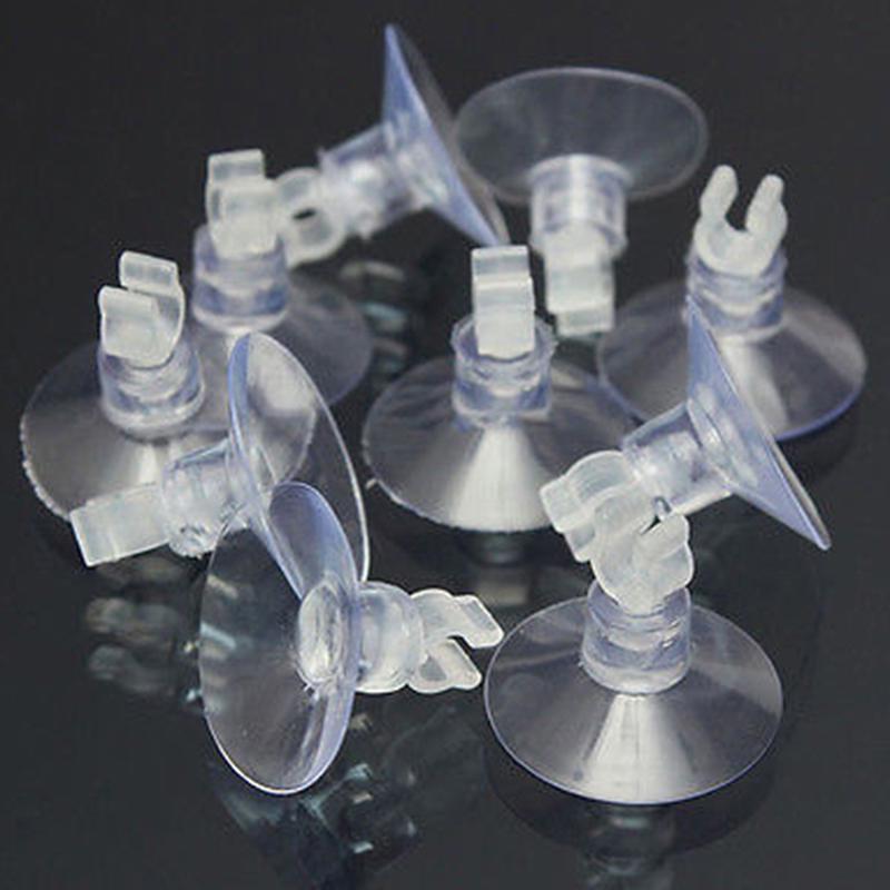 10 Aquarium Fish Tank Suction Cup Sucker Holders For Air Line Tube Hose Pump