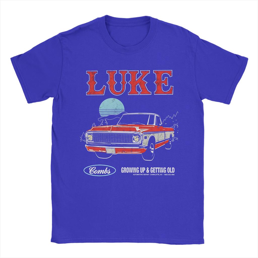Oversized TShirt Luke Combs My Kinda Saturday Night Tour Cotton TShirts Novelty Tshirt for Unisex Summer Casual Short Sleeve Tees