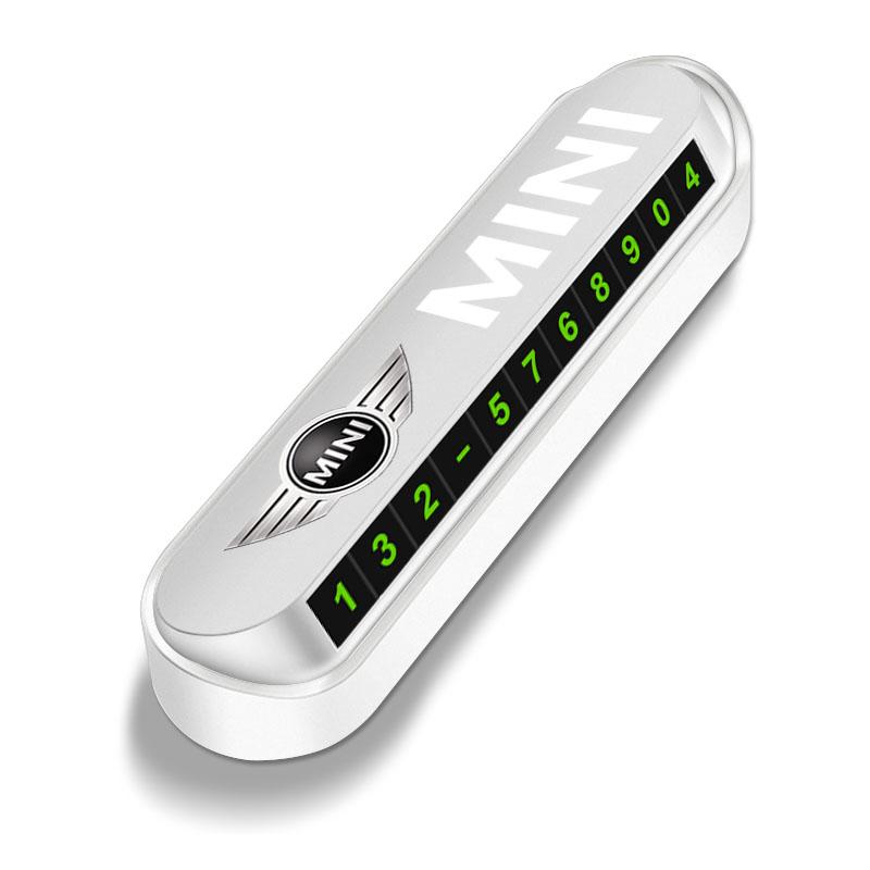 1 шт. Временная парковочная карточка для автомобиля, табличка, значок, стайлинг автомобиля для BMW Mini Cooper F54 F55 F56 R56 R60 SONE Roadster Clubman Coupe