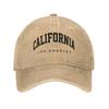 Стильная Бейсболка CALIFORNIA Черная Весенняя Хип-Хоп Кепки Для Унисекс-Подростков y2k Милые Для Бега Хиппи Солнцезащитные Бейсболки