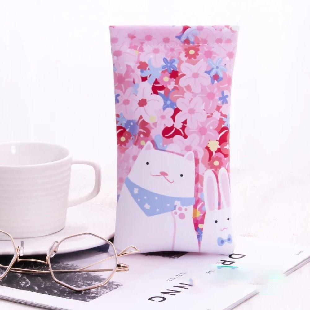 Soft Lining Eyewear Storage Bag Automatic Closing Glasses Box Colorful Sun Glasses Case Girl