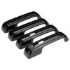 Car Door Handle Covers With Smart Key+Exterior Door Bowl Handle Panel Trim Cover Set for Ford F-150 F150 F-250/HD F-350/HD 15-19