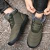 Winter Shoes Man Ankle Lace Up Booties Anti Slip Snow Boots for Men Fleece New In Fur Footwear Waterproof Sale Luxury Fashion