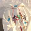 Hooded Sweatshirt Women Oversize Colorful Letters Long-sleeved Loose Sports Sweater