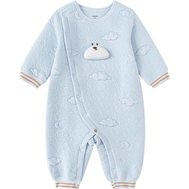 Balabala Baby Cotton-Blend One-Piece Jumpsuit