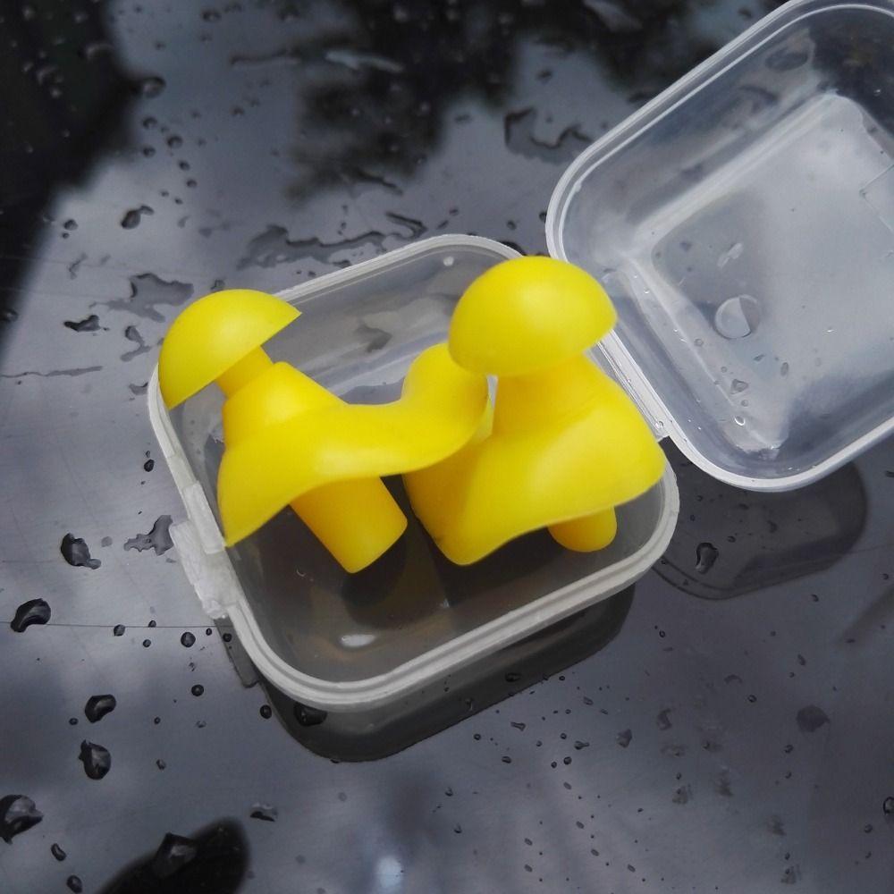 Silicone For Adult Swim Ear Plugs Swimming Silicone Earplugs Anti Noise Earplugs Swim Ear Plugs