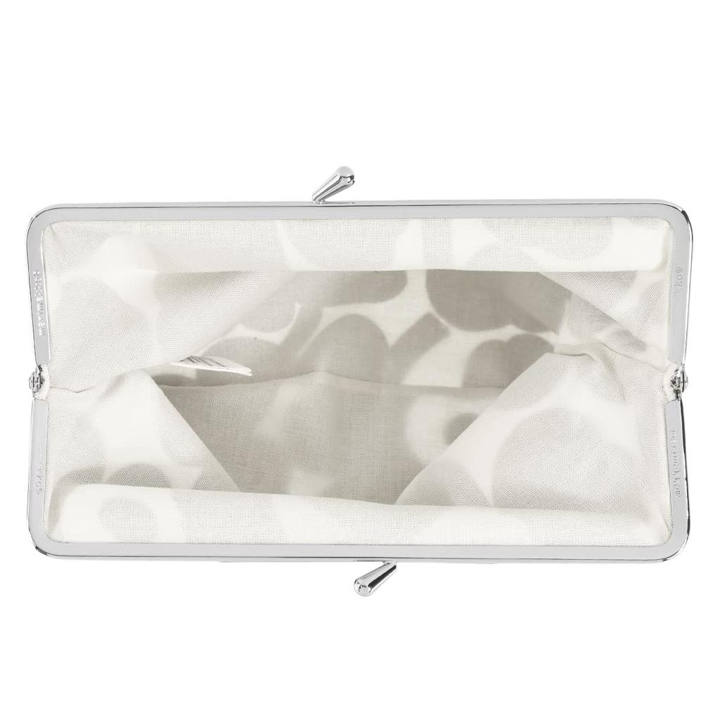 Косметичка Косметичка Unikko Застежка-кошелек Puolikas Kukkaro Мини Unikko 91497 190 Черный x Белый [Marimekko] Женская [Товар]