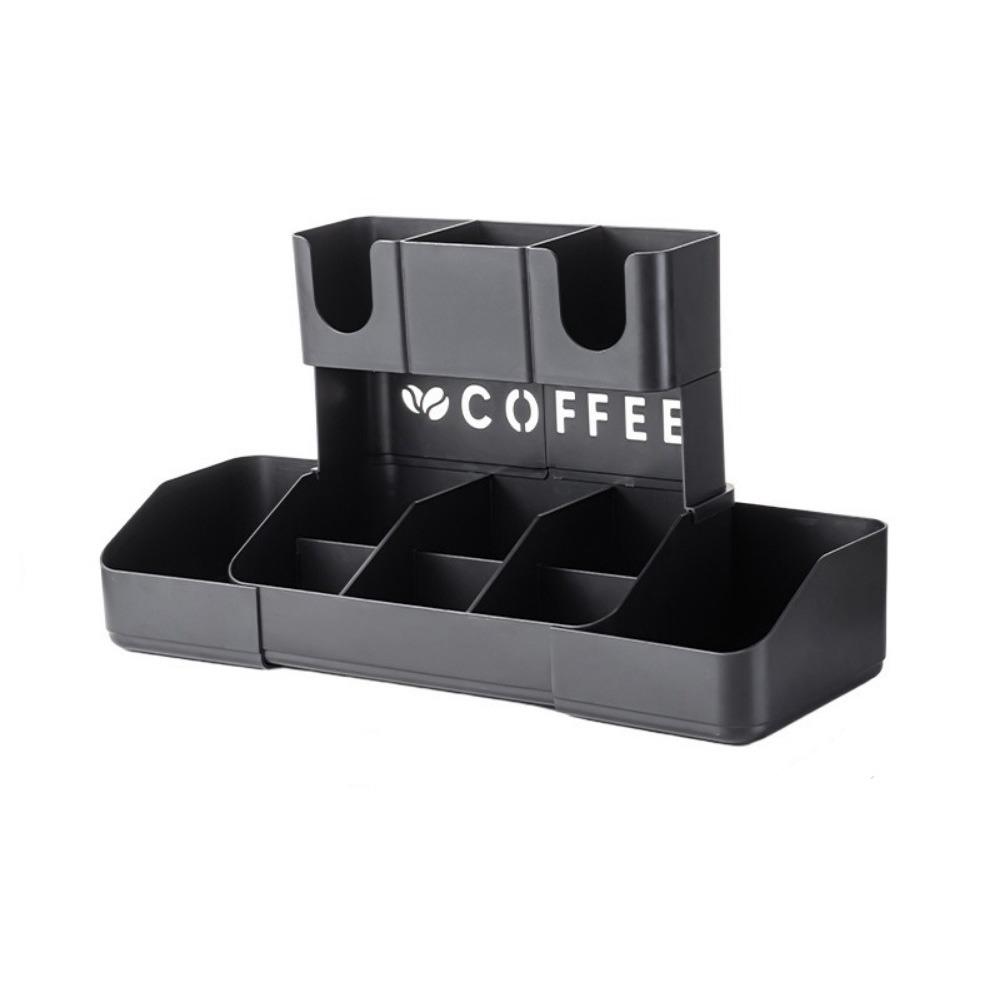 Plastic Disposable Paper Cup Holder Adjustable Cup Dispenser Cup Straw Storage Rack  Office
