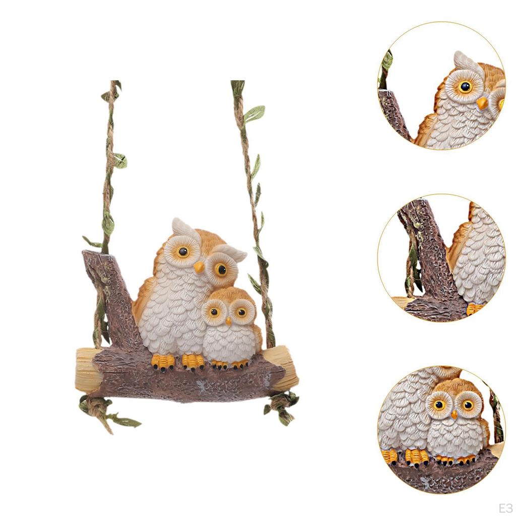 Фигурка животного, садовая скульптура для открытого пространства, подвесное украшение из смолы