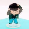 7 шт. BTS 10 см Милый Мультяшный Акриловый Стенд, Мультяшная Фигурка Бантан Бойз в Повседневной Одежде, Декор для Стола Фанатов Kpop ARMY