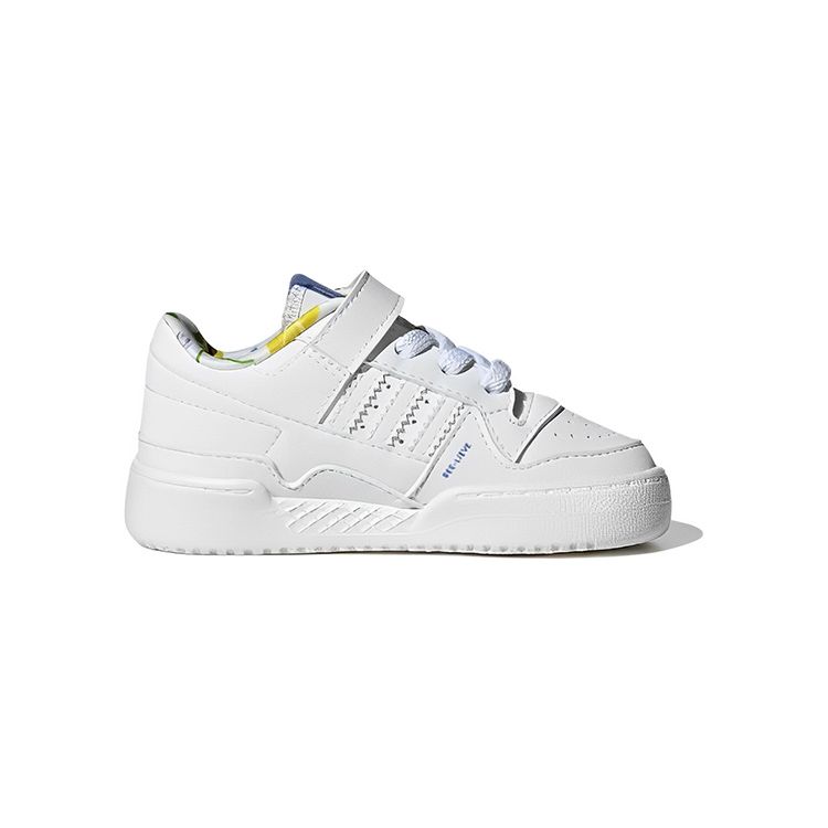 adidas Forum Low I Save The Bees Детские кроссовки Белый Облако-Белый Синий-Фьюжн HP6247