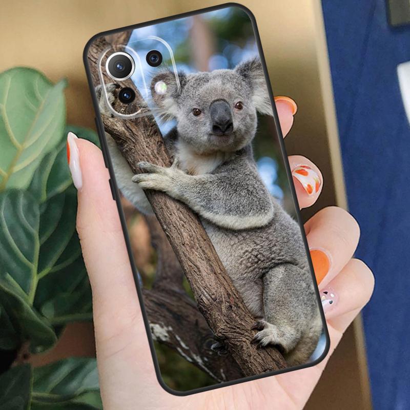 Чехол с коалой для Xiaomi 15 14 Ultra 13T 14T 15T Pro 17 Pro Max POCO X7 Pro X5 X6 F5 F6 F7 F8 Чехол