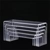 3pcs/set Transparent Acrylic Display Stand U Shape Model Display Rack  Retail Showcase