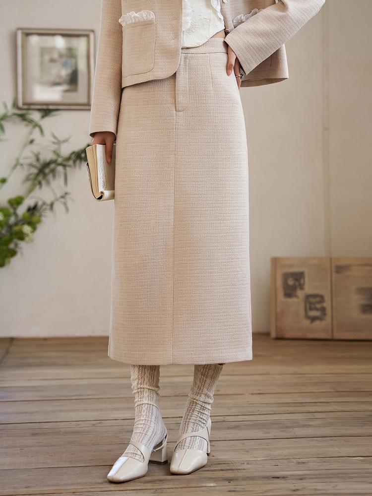 Mishow Женское пальто 2024, новинка, модная элегантная универсальная пригородная винтажная куртка с высокой талией во французском стиле MXD12W0274