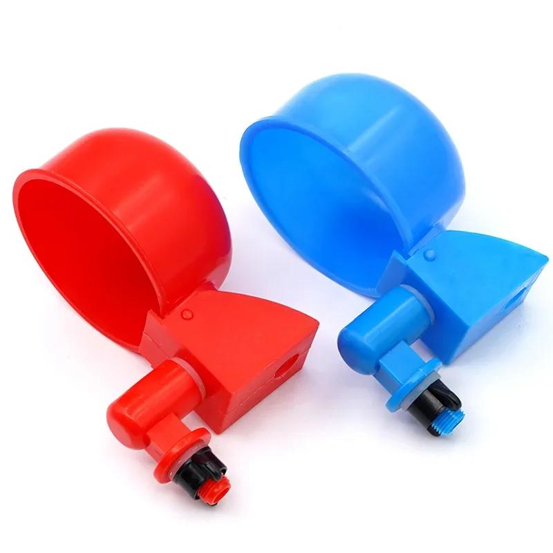 1pcs Automatic Chicken Watering Cups Plastic Poultry Waterer Cups Hanging Backyards Poultry Coop Feeder Water Drinking Cups