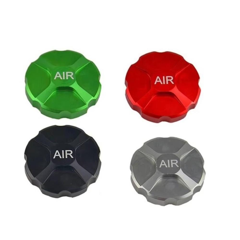 Aluminum Zinc Zinc Alloy Bike Air Fork Nozzle Cover Manual Locking Bicycle Fork Cover Cap Mountain Bike