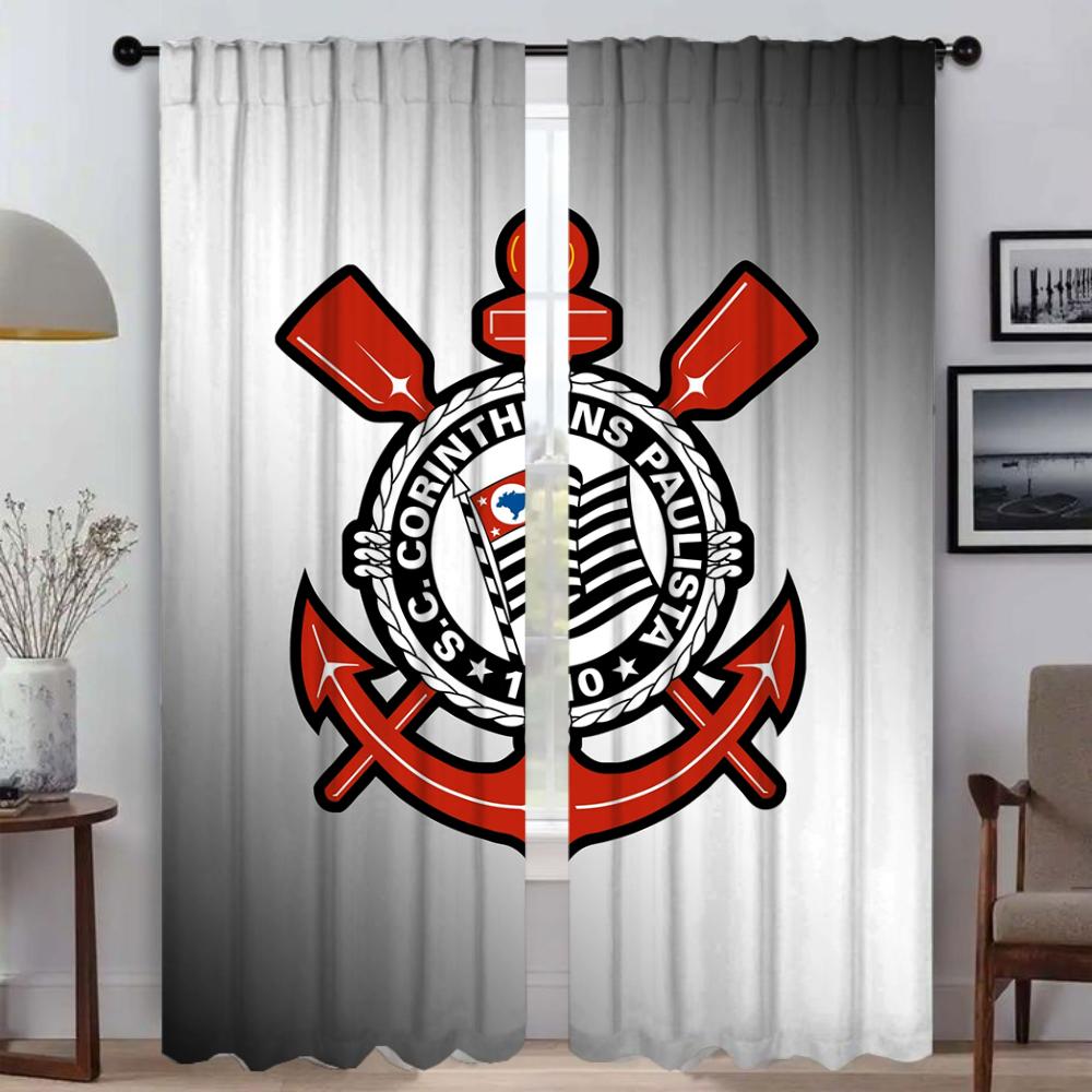 Домашние интерьерные шторы для гостиной Штора CorinthianS Кухонные шторы 2 штуки Тюль для спальни Шторы-перегородки Блэкаут