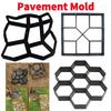 6 Types Garden Walk Pavement Concrete Mould DIY Manually Paving Cement Brick Stone Road Concrete Molds For Home Yard Garden