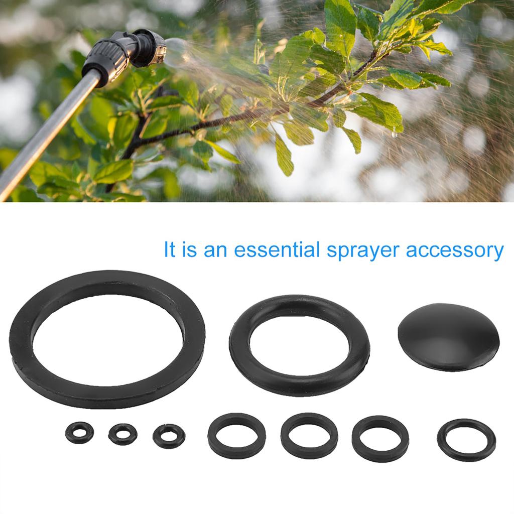 10Pcs/Set Sealing Rings For 3/5/8L Useful Rubber Sealing Essential Sprayer Accessories Agricultural Sprayer Repair Kit